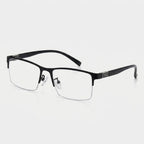 Bifocal reading glasses for near and far – semi-rimless, +1.0 to +4.0 dpt