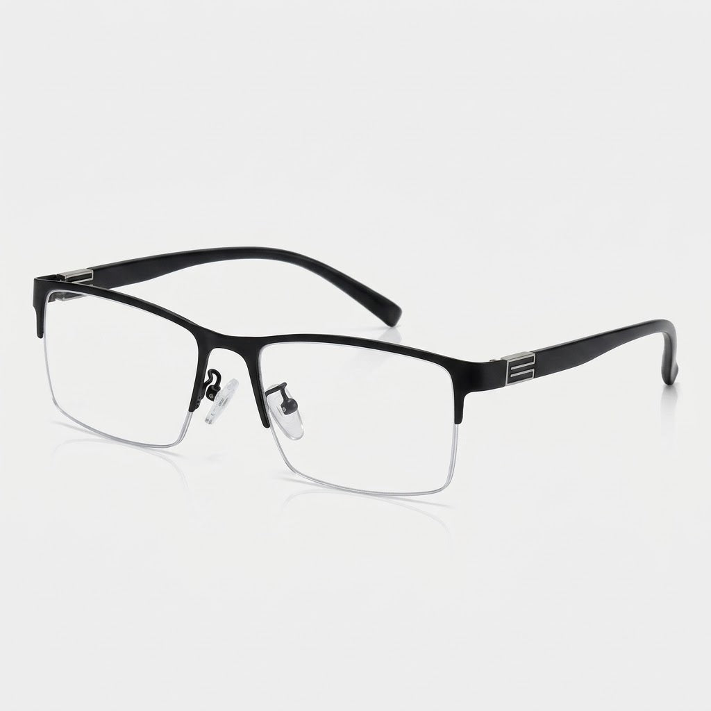 Bifocal reading glasses for near and far – semi-rimless, +1.0 to +4.0 dpt
