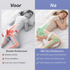 Kniekissen Memory Foam mit Gurt – Ergonomisch für Seitenschläfer