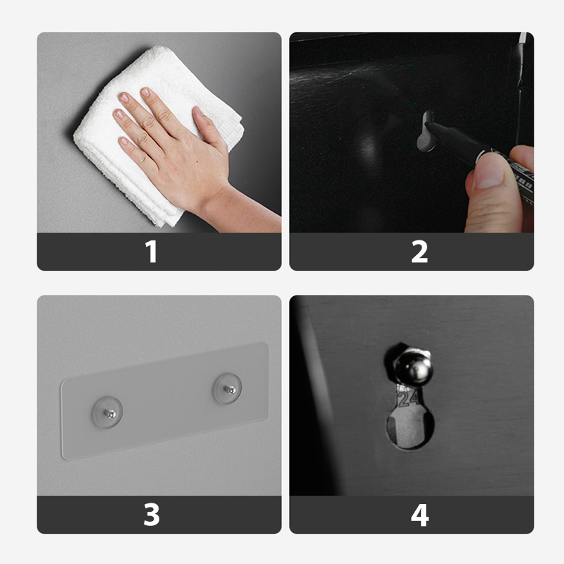 Toilettenpapierhalter mit Ablage ohne Bohren – Edelstahl