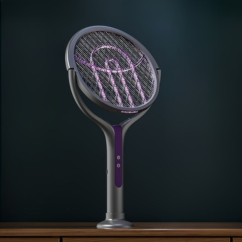 Electric mosquito swatter with extendable handle