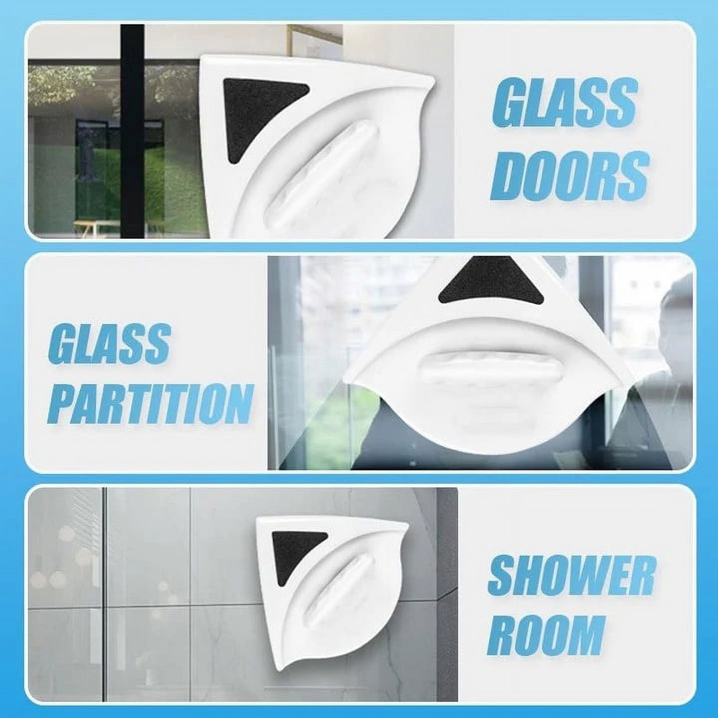 Magnetic window cleaner for both sides