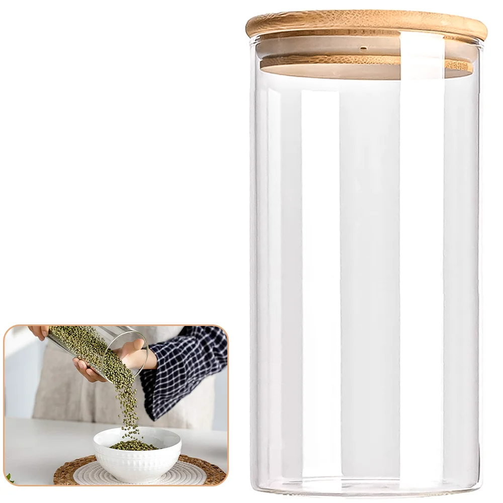 Vorratsdosen Glas mit Holzdeckel – Luftdicht und stilvoll