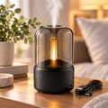 Aroma-Diffuser mit Kerzenlicht-Effekt und Luftbefeuchter
