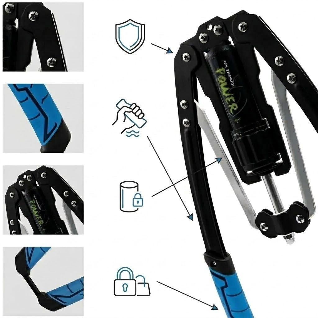 Hydraulic arm trainer with adjustable resistance - chest & forearm trainer