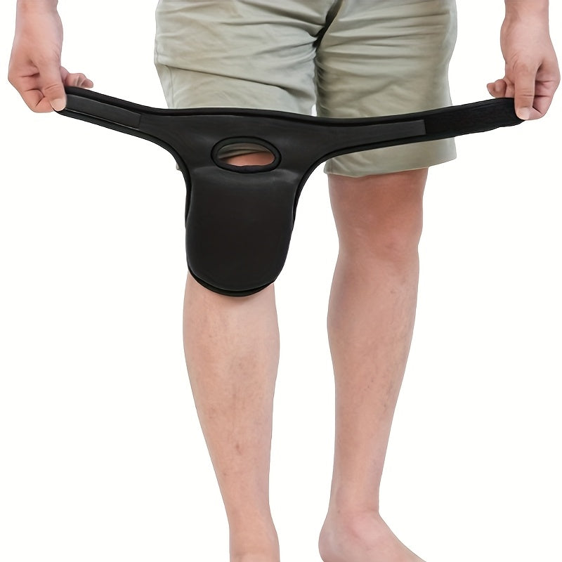 Ergonomic garden knee pads with adjustable straps