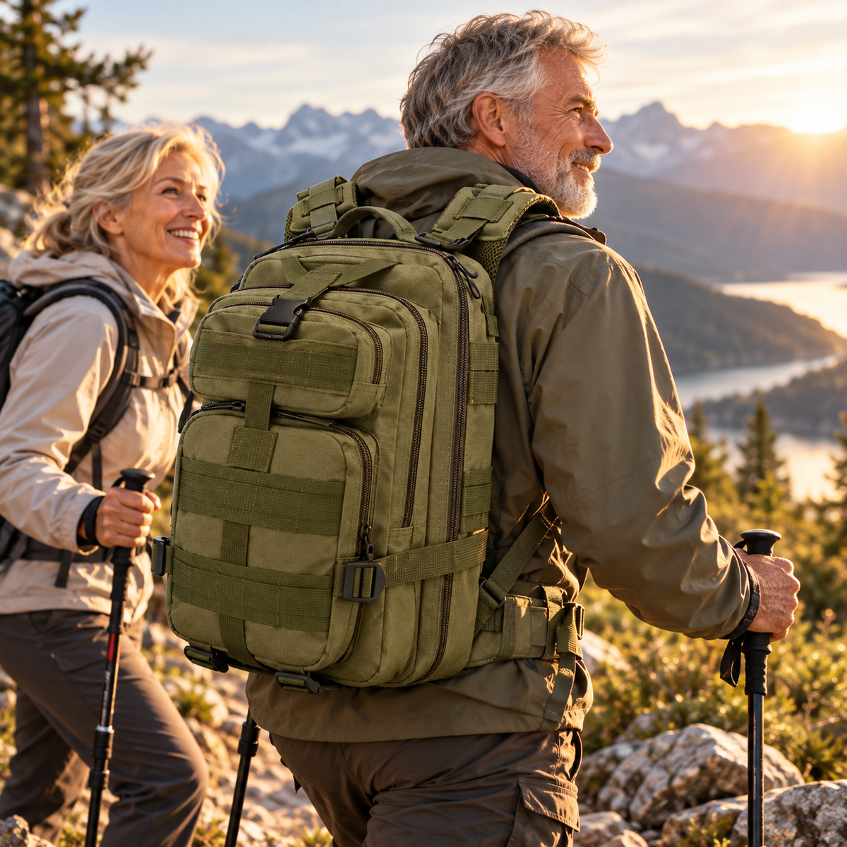 Notfallrucksack 20L mit Erste-Hilfe-Set und Zubehör