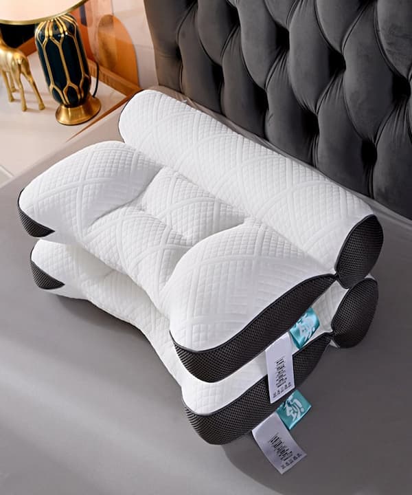 Nackenstützkissen Memory-Foam mit Wirbelsäulenausrichtung