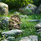 Garden Stake Forest Spirit with Natural Motif made of Acrylic