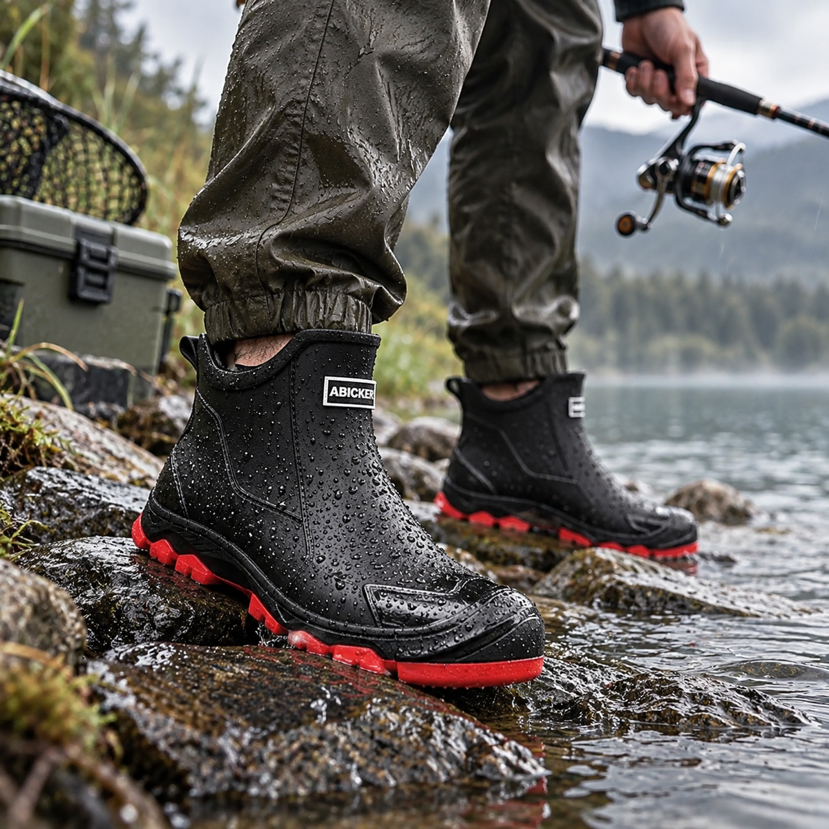 Gummistiefel Wasserdicht mit rutschfester Sohle