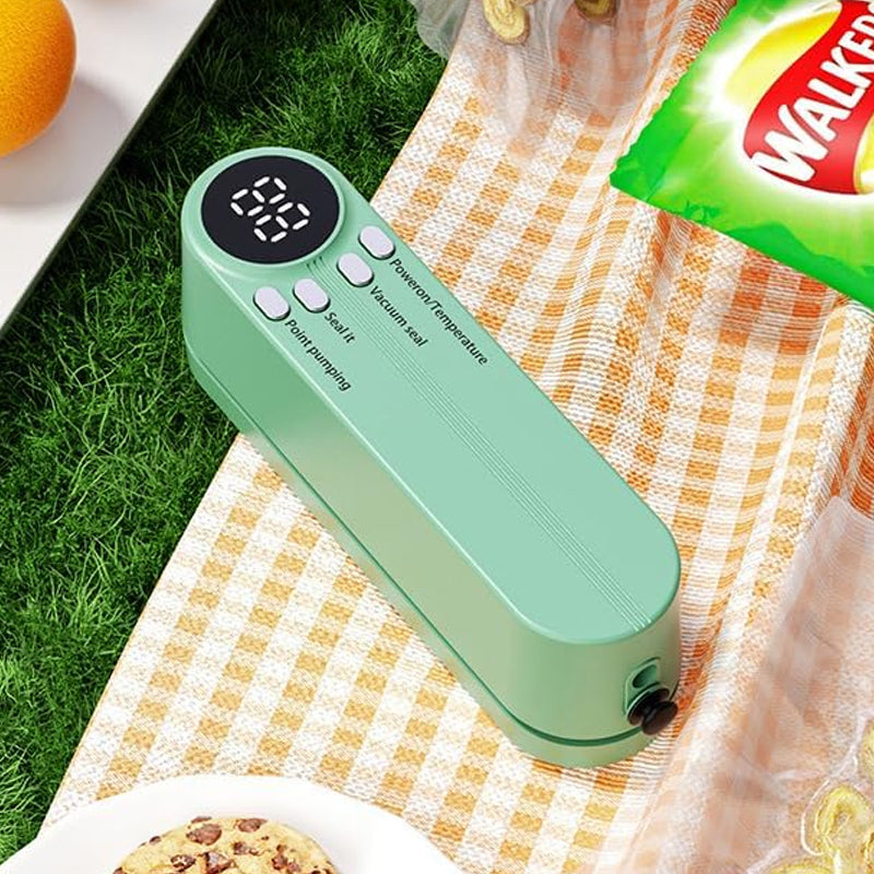 Cordless Vacuum Sealer with Display – Compact and Rechargeable