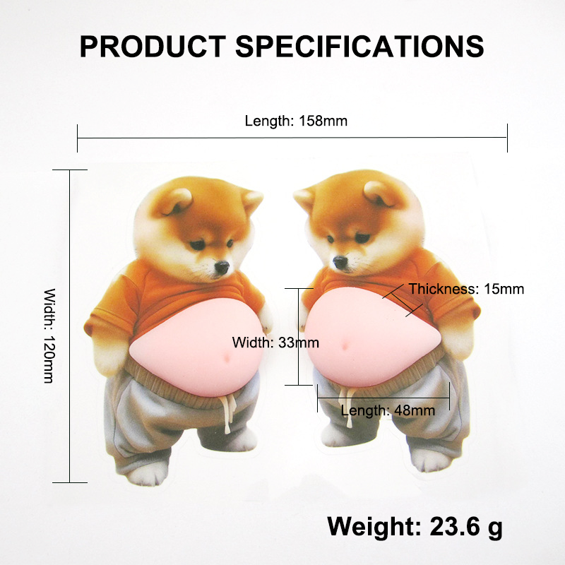 Silicone Sticker Dog – Shock Protection for Phone and Surfaces