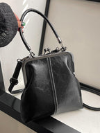 Vintage Handtasche mit Bügelverschluss