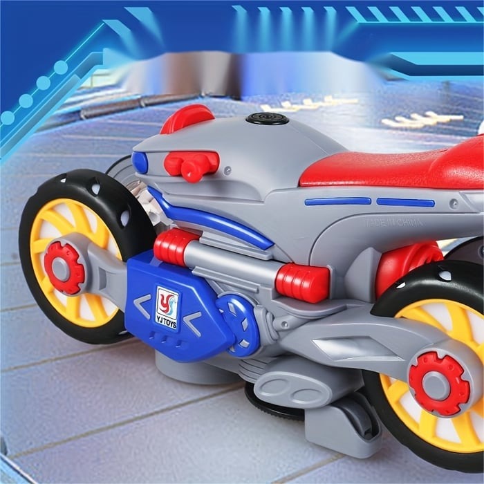 Elektrisches Motorrad-Spielzeug mit LED-Lichten und Musik