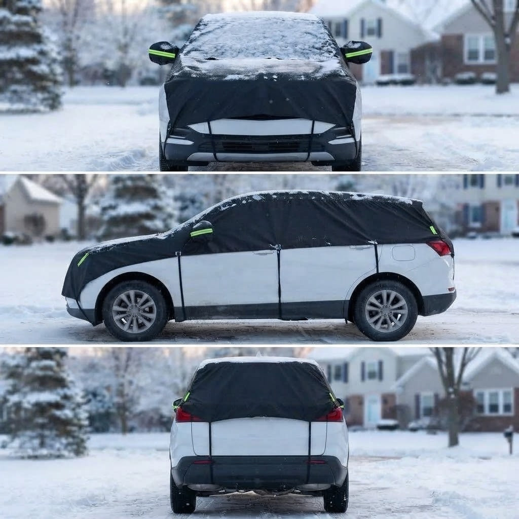 Winter Autoabdeckung SUV wasserdicht – Schutz vor Schnee, Eis und Frost, Allwetter