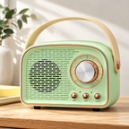 Bluetooth-Lautsprecher Retro-Design mit FM-Radio