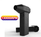 Cordless air duster gun with stepless speed control