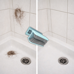 Silikon Haarfänger für Dusche mit Klebestreifen