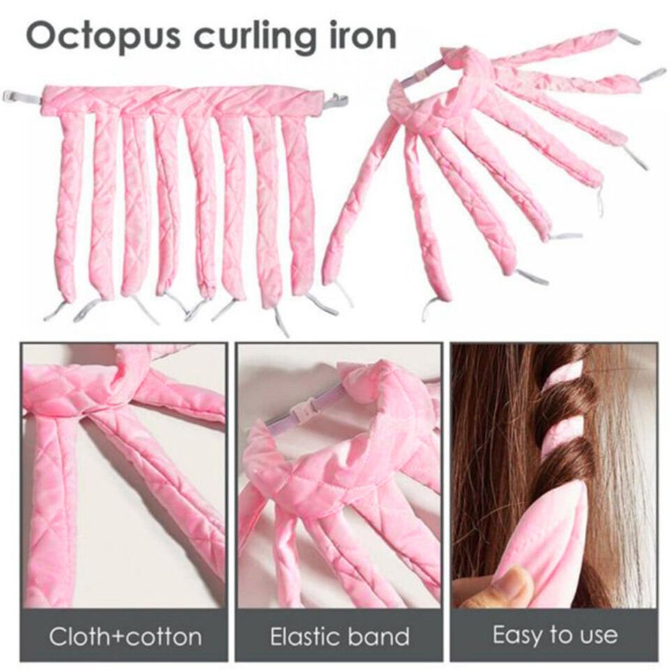 Lockenband Satin für hitzefrei Locken über Nacht