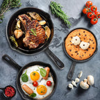 Cast Iron Pan Set (3-piece Set)