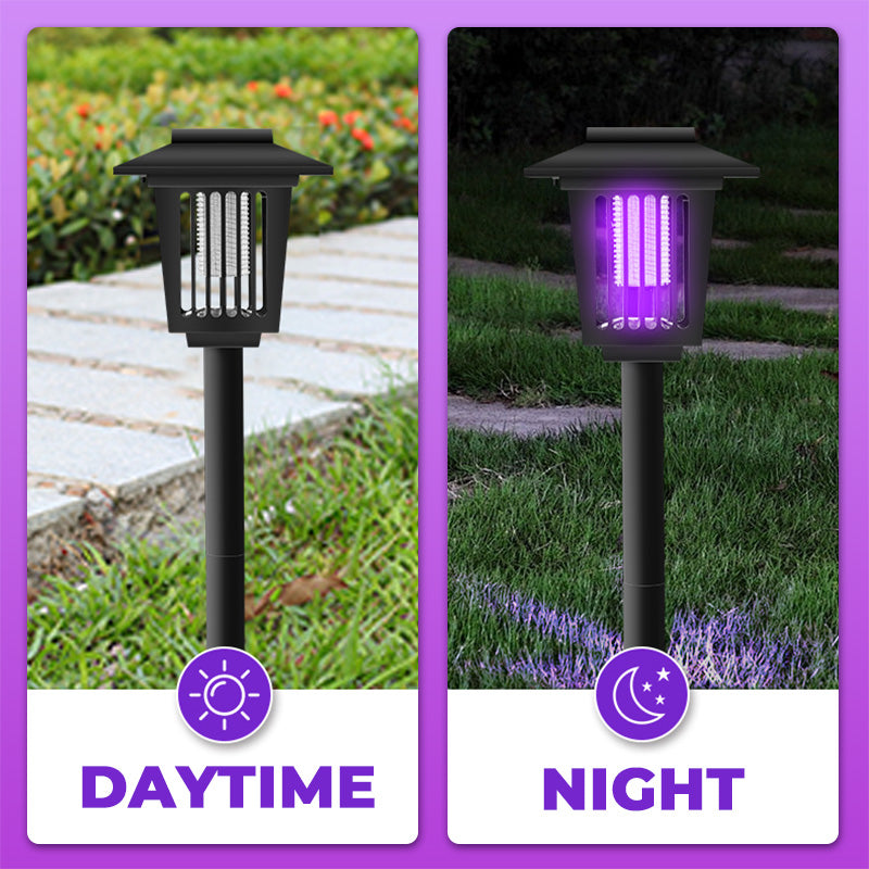 Solar Insektenvernichter Lampe mit UV-Licht für Garten und Terrasse