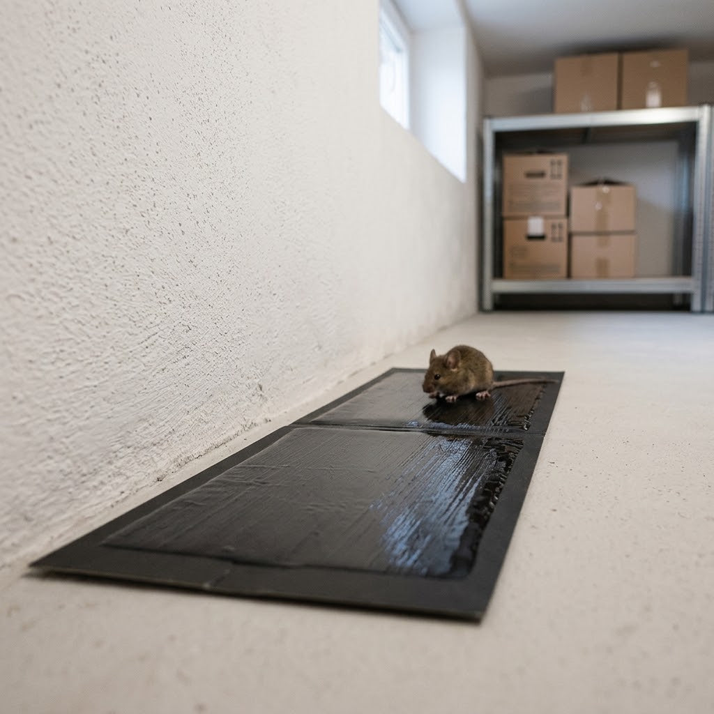 Extra-strong rat & mouse glue trap - Large glue mat, poison-free & ready to use