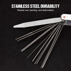 Precision cleaning needles made of stainless steel