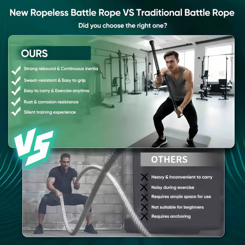 Trainingsseile mit gewichteten Federn – Kompaktes Ganzkörper-Workout -   Mivoza Deutschland