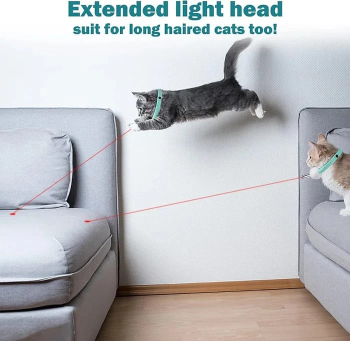 Katzenhalsband mit Laserpointer – Automatisches Spielzeug