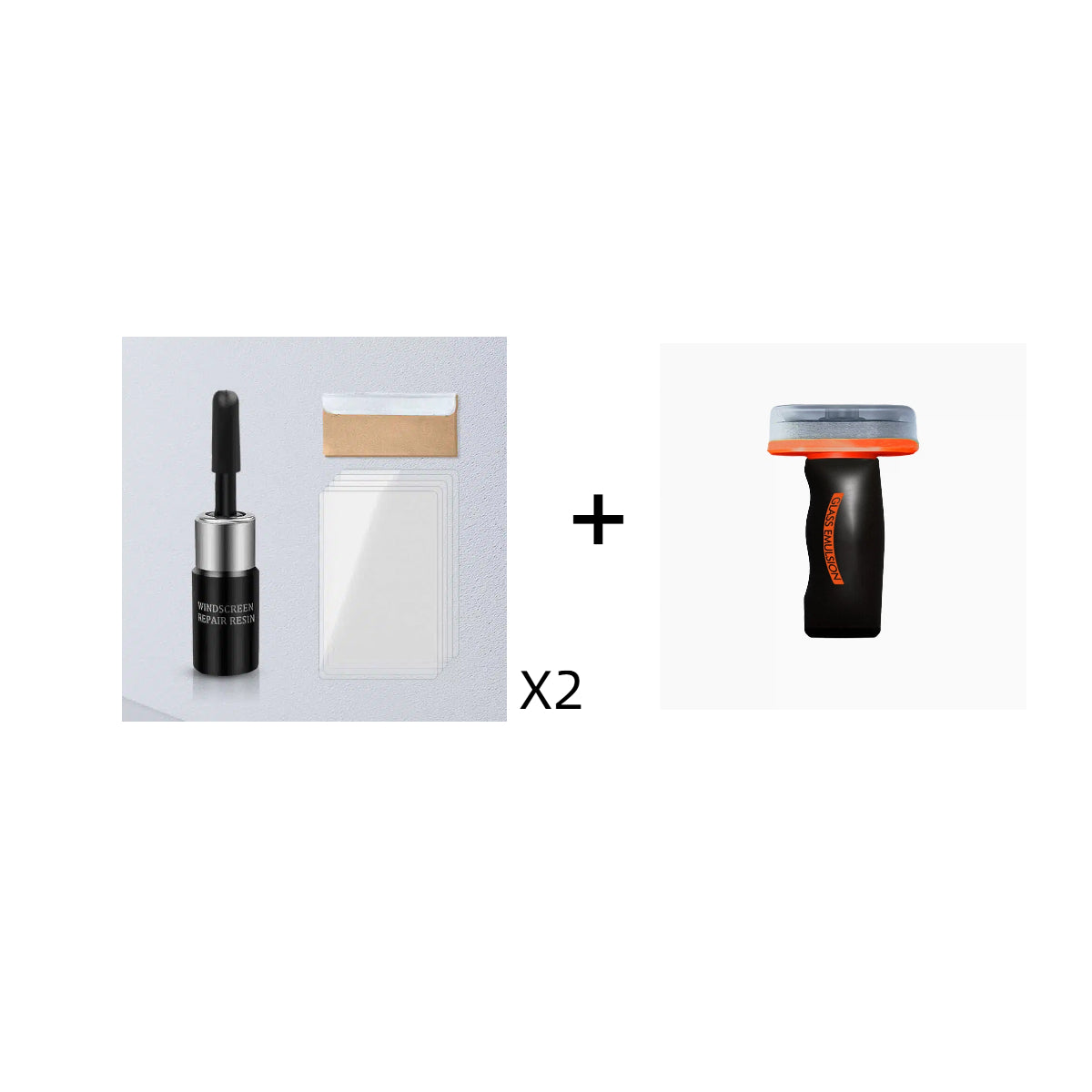 Glas-Reparatur-Set für Windschutzscheiben und Fenster