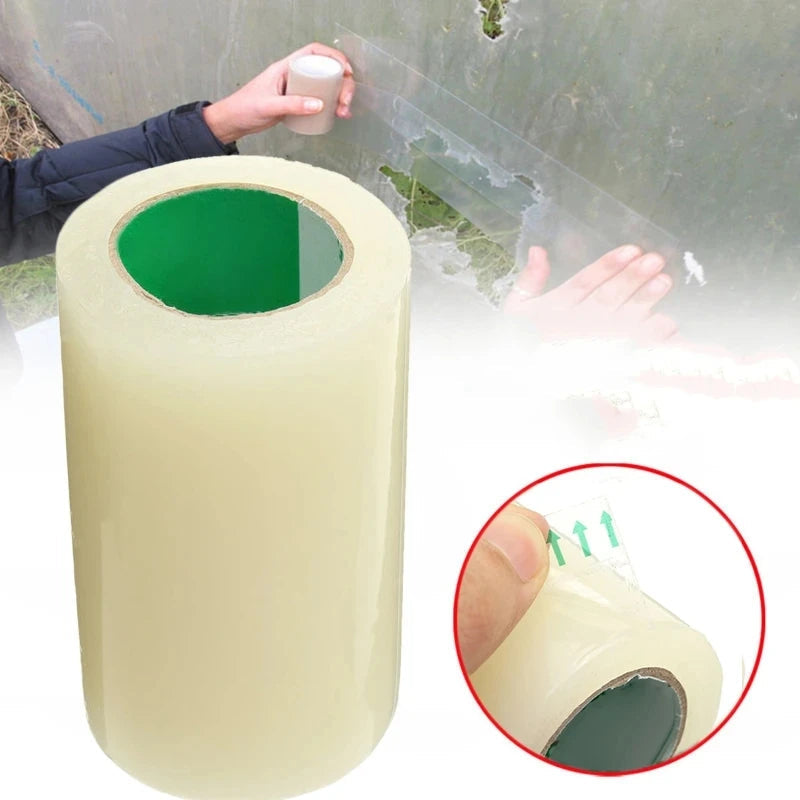 Gewächshaus Reparaturband transparent – Wetterfest für alle Breiten
