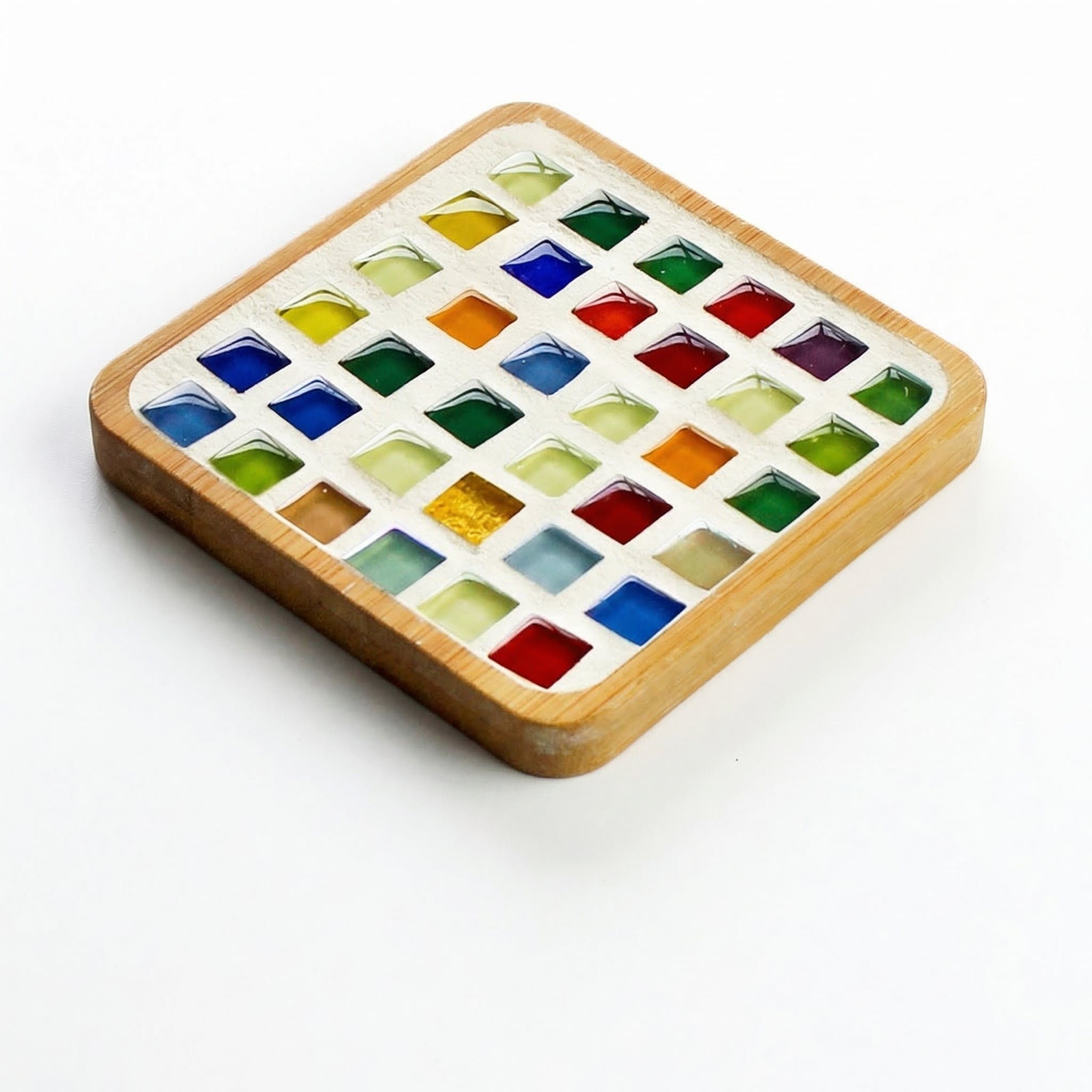 Mosaik Untersetzer Bastelset – DIY Kreativprojekt für Familien