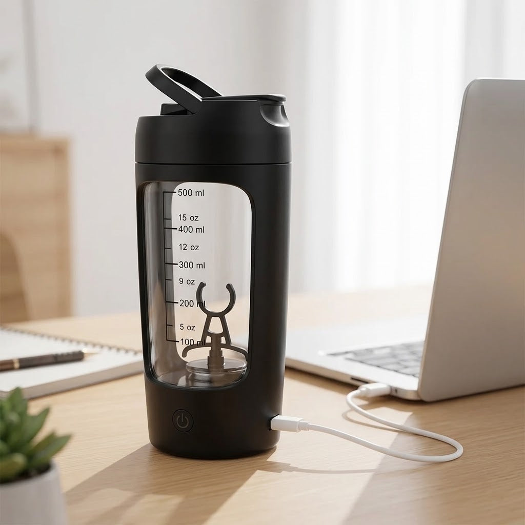 Elektrischer Protein-Shaker mit Akku, 500 ml, USB-C