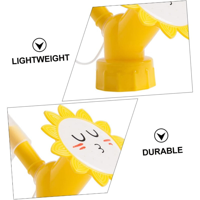 Flaschenvorsatz für Pflanzen mit Sonnenblumen-Design - 6er-Set