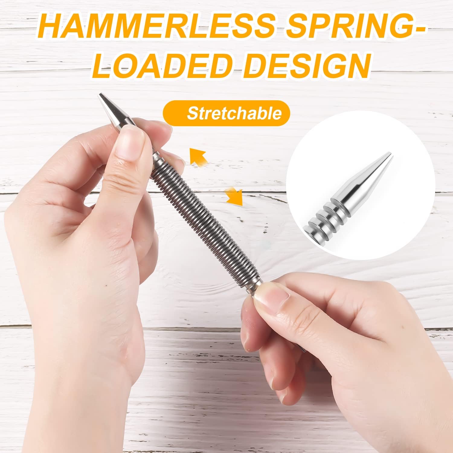 Feather strike needle with replaceable tips