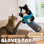 Cat Glove with Plush Toy – Play Without Scratches