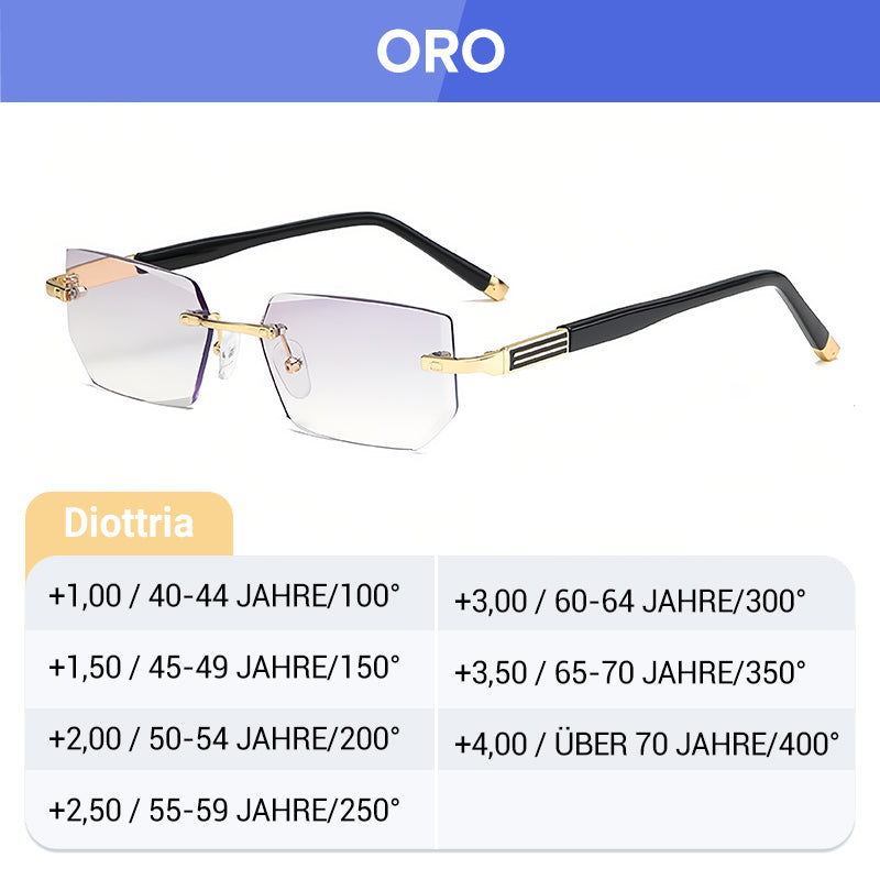Progressive varifocal glasses with blue light filter