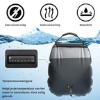 Solar shower bag 20 liters with solar heating
