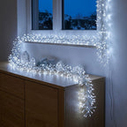 Cluster LED-Lichterkette Kupferdraht mit Fernbedienung & Timer, 3–30 m