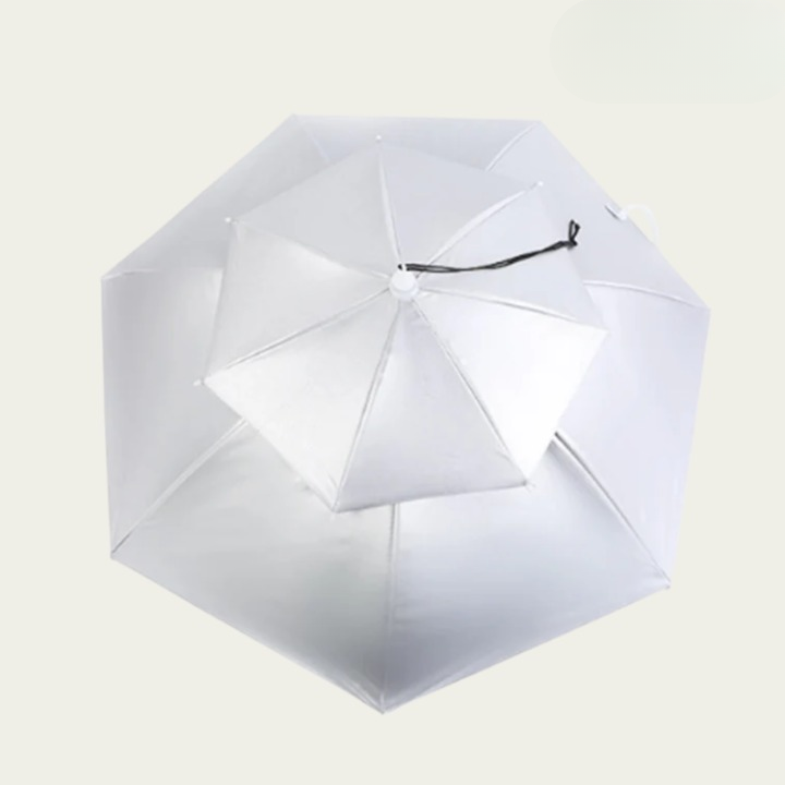 Hands-Free Umbrella Hat – Protection from Sun and Rain