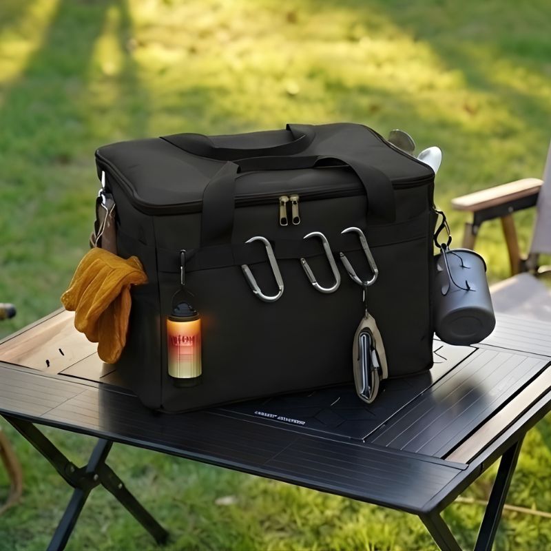 Camping storage bag waterproof with PVC bottom