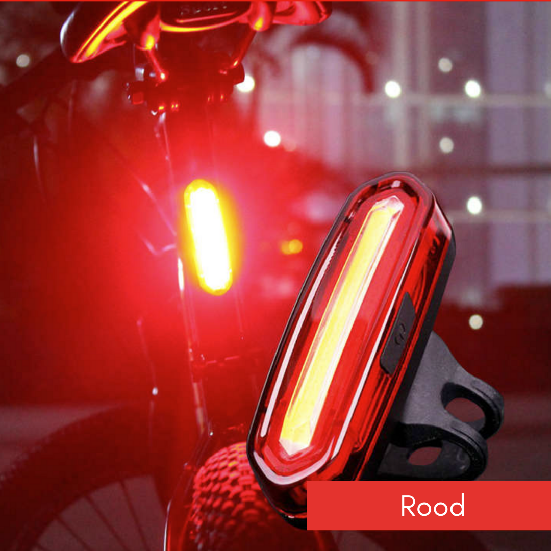 USB Rechargeable Bicycle LED Rear Light – Wide-Angle Visibility