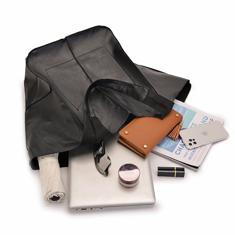 Weekender-Tasche Leder groß mit verstellbaren Tragegurten