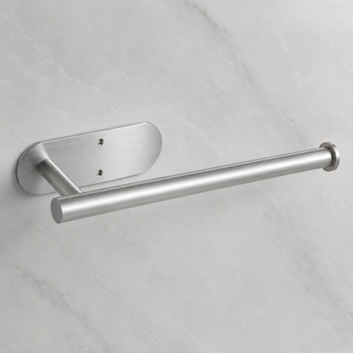 Stainless Steel Kitchen Roll Holder Wall Mount Under Cabinet