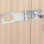 Door lock with hinge bolt and 2 keys