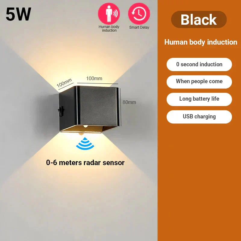 Wandleuchte LED Kabellos mit Bewegungsmelder