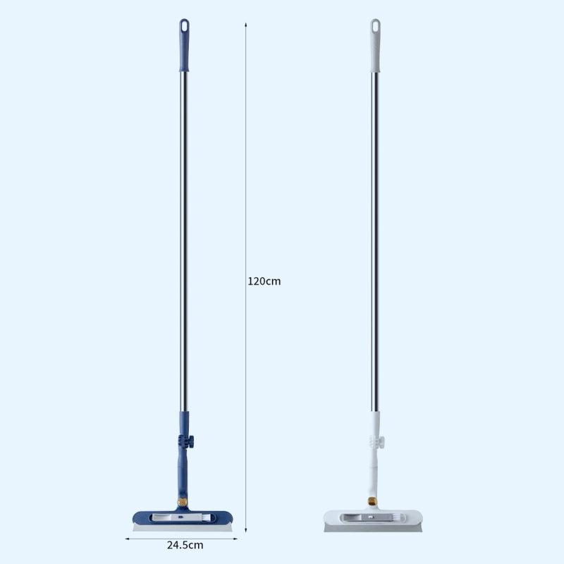 Window cleaner for high-rise buildings with telescopic pole