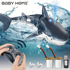 RC Hai Roboter mit LED-Licht und Wasserspray