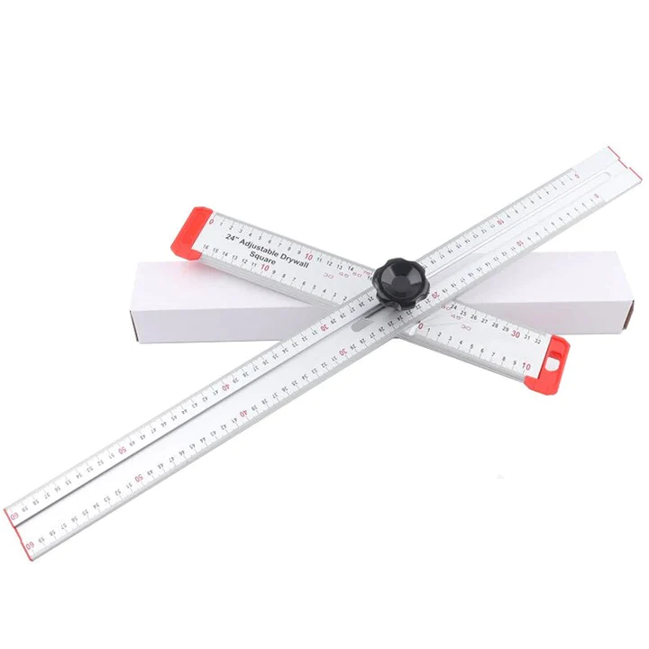 Square ruler with caliper – Precise angle measurement
