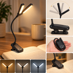 Leselampe LED Klemme dimmbar – 180° drehbar